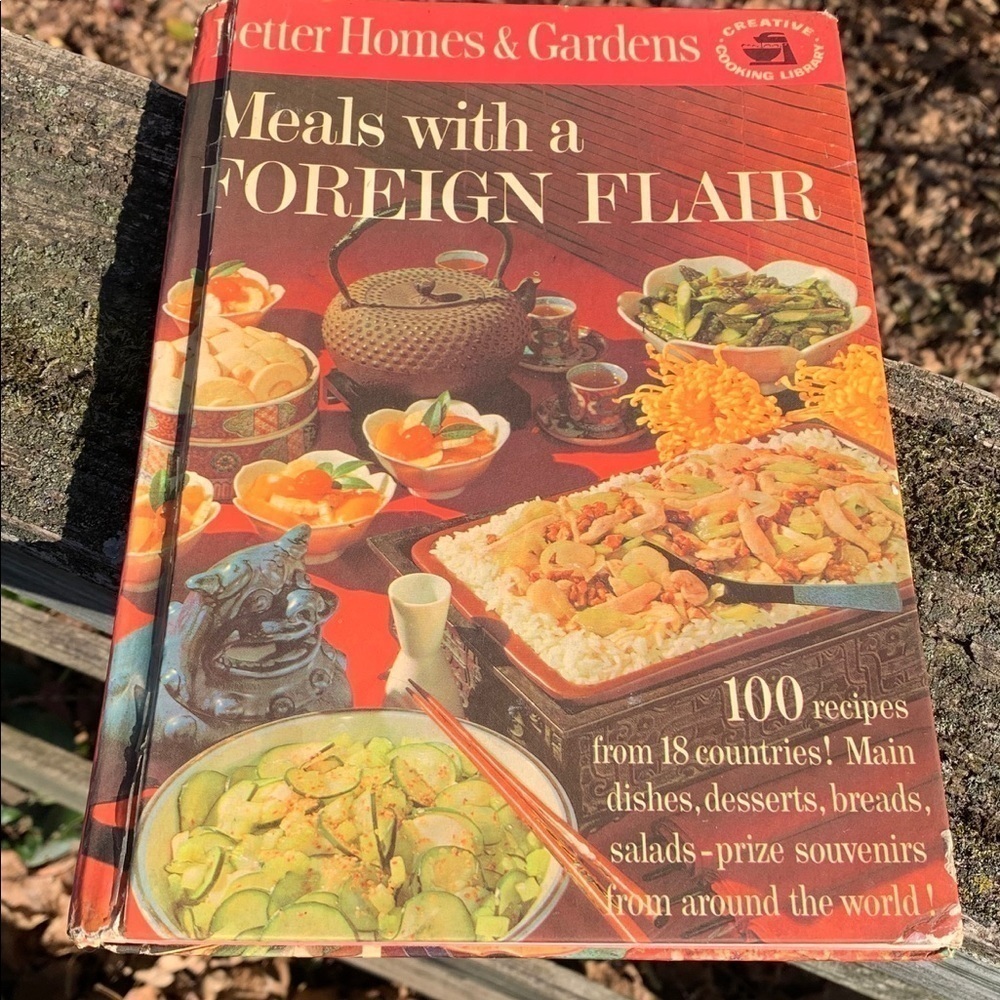 Meals with a Foreign Flair Cook Book 1963 Vintage